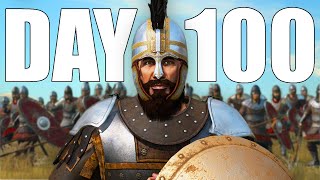 I Survived 100 DAYS in HARDCORE Mount amp Blade Bannerlord [upl. by Rhett670]