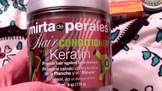 Mirta De Perales Hair Conditioner with Keratin REVIEW [upl. by Nrublim]