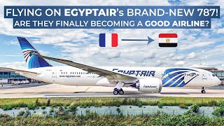 TRIPREPORT  Egyptair ECONOMY  Boeing 7879  Paris CDG  Cairo [upl. by Letnohs]