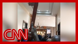 Video shows protesters storm parliament in Kenya [upl. by Rekab]