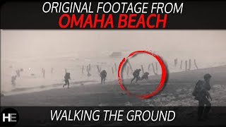 ORIGINAL FOOTAGE  Omaha Beach Assault Wave  WN60 and the German Defenders  Normandy WW2 [upl. by Oicneconi]