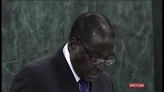 Mugabe delivers message to Western Nations [upl. by Stauffer]