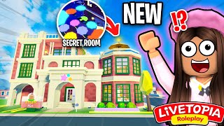 NEW SECRET UMBRELLA ROOM in LIVETOPIA ROLEPLAY NEW HOUSE Roblox  Update 64 [upl. by Anovad938]