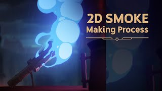 I cosplay smoke from Arcane  2D Vfx animation [upl. by Dalenna494]