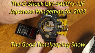 The New GW9400YJ GShock Rangeman Japanese Edition with Yellow Carbon Fiber Band In Depth Review [upl. by Akinam]