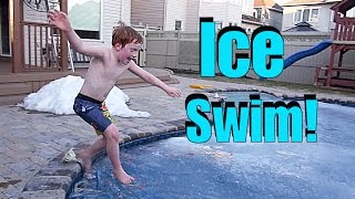 💦⛄ POLAR PLUNGE CHALLENGE ⛄💦  Ultimate First Swim of the Year  vlog e66 [upl. by Lorusso444]