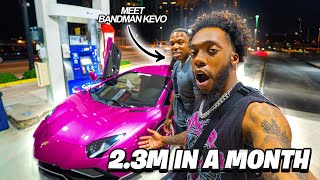 Meet BandManKevo  Millionaire Who Makes 23M a Month  998k Lamborghini Aventador SVJ Ultimae [upl. by Rehpetsirhc]