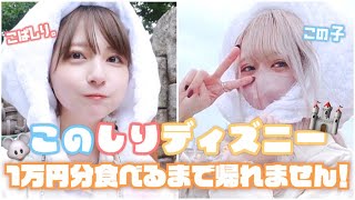 【大食い】女子2人で✨ディズニー🏰1万円分食べ切るまで帰れません！！💥【このしり with ディズニーシー】 [upl. by Yul]