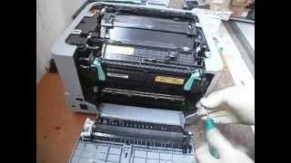 Samsung CLP310315320325 how to remove transferbelt drum and fuser [upl. by Duyne]