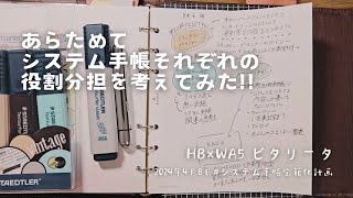 【システム手帳の役割分担】今はこの3冊を使って快適手帳TIMEしてます🎵❇️ [upl. by Let]