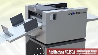 ArkiMachine CN350A Hendidora microperforadora automática [upl. by Naujyt]