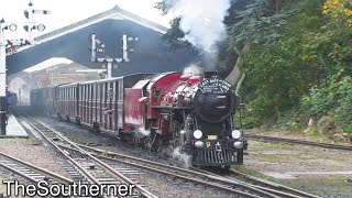 Romney Hythe amp Dymchurch Railway  End of Season Parade 2930102022 [upl. by Eniad]