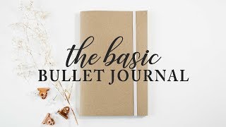 Basic DIY Bullet Journal  Solid Pages Pockets and Dot Grid [upl. by Florencia]