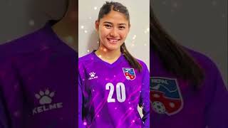 nepalfootballanjana rana magarfan subscribe my channel footballer [upl. by Soutor]