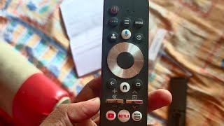 Haier tv remote battery change how to open back side [upl. by Jaunita906]