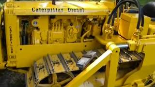 Caterpillar D2 D4 detailed starting sequence [upl. by Scharf]