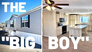 quotThe Big Boyquot double wide mobile home with multiple floor plan options Champion Home Tour [upl. by Assenej274]