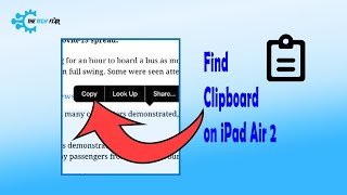 Where Is Clipboard on iPad Get Your Clipboard History Now [upl. by Yniffit]