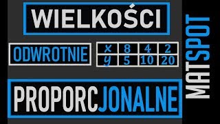 wielkości odwrotnie proporcjonalne [upl. by Ahsimet]