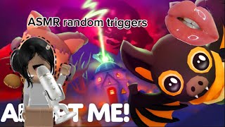 ASMR adopt me I GOT A NEW MICROPHONE random triggers [upl. by Kelleher236]