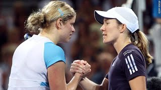 【50fps】Kim Clijsters v Justine Henin  Brisbane 2010 Final Highlights [upl. by Reffotsirk]