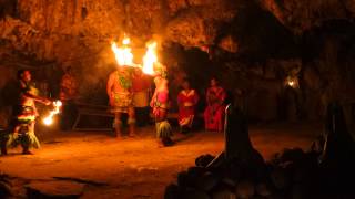 Fire Dance Show at Oholei Beach Tonga 11 [upl. by Nigem]