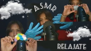 ASMR 😴 GUANTES DE LATEX  PASANDO COSITAS POR EL MICRO  SALUDITOS ❤️ANA GARCÍA ❤️ [upl. by Adlen]