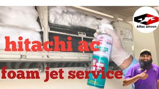 split ac foam service 🪛 hitachi ac foam jet service in arambagh west bengal [upl. by Reviel343]