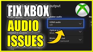 How to FIX AUDIO ISSUES on XBOX ONE amp Sound Not Working 3 Common Fixes Fast [upl. by Nabatse565]