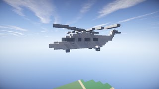 Minecraft How to BuildPrivate Helicopter [upl. by Lennej]