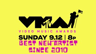 MTV VMA BEST NEW ARTIST WINNERS AND NOMINEES SINCE 2010 [upl. by Punke]