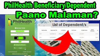 How to check philhealth beneficiary dependents online [upl. by Aitra638]