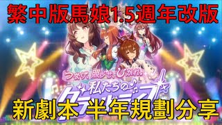 賽馬娘15週年 偶像杯新劇本改版 半年規劃分享 [upl. by Inkster16]