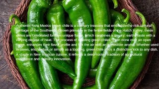 authentic New Mexico green Chile [upl. by Weiler]