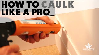 How to Caulk like a Pro [upl. by Ahsaret]