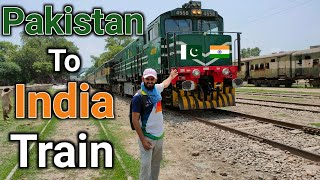 Pakistan to India by Train from Lahore to Amritsar route  पाकिस्तान से भारत  Border Train Journey [upl. by Onig249]