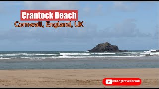 Crantock Beach Cornwall England UK [upl. by Ollayos665]