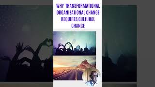 Why Transformational Organizational Change Requires a Change in Culture organizationalchange [upl. by Ennovyahs]