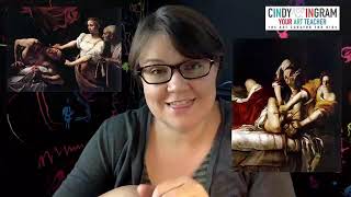 Art Compare and Contrast Lesson  Judith Slaying Holofernes by Caravaggio and Gentileschi [upl. by Autumn572]