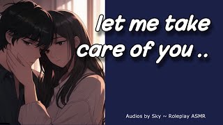 ASMR girlfriend comforts you as you cry lovingsoft voicekind words [upl. by Nedgo]