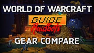 World of Warcraft Guide  Raidbots Gear Compare [upl. by Nwahsed]