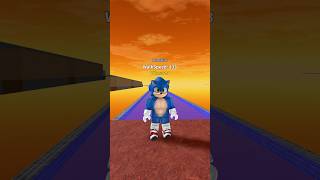 you cant defeat sonic in speed game roblox shorts trending [upl. by Halil779]