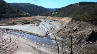 Vidange du barrage de Sarrans [upl. by Kimberli]