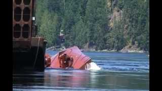 Tugboat Capsizes Off BC Coast [upl. by Idur]