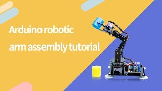 Adeept Arduino robotic arm assembly tutorial [upl. by Aslehc410]