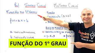 FUNÇÃO DO 1º GRAU  COMO CONSTRUIR GRÁFICO  RAIZ DA FUNÇÃO [upl. by Ailahs754]