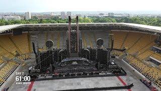 Rammstein  Europe Stadium Tour Time Lapse [upl. by Yelroc671]