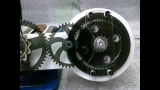 Cycloidal Gearing Chain Clock [upl. by Nairehs170]