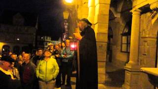 Night Watchman Tour in Rothenburg [upl. by Rehpotsirhc]