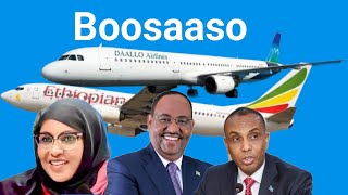 DEGDEGDowlada somaliya oo joojisay Diyaaradii tagijirey Boosaasl [upl. by Washington]